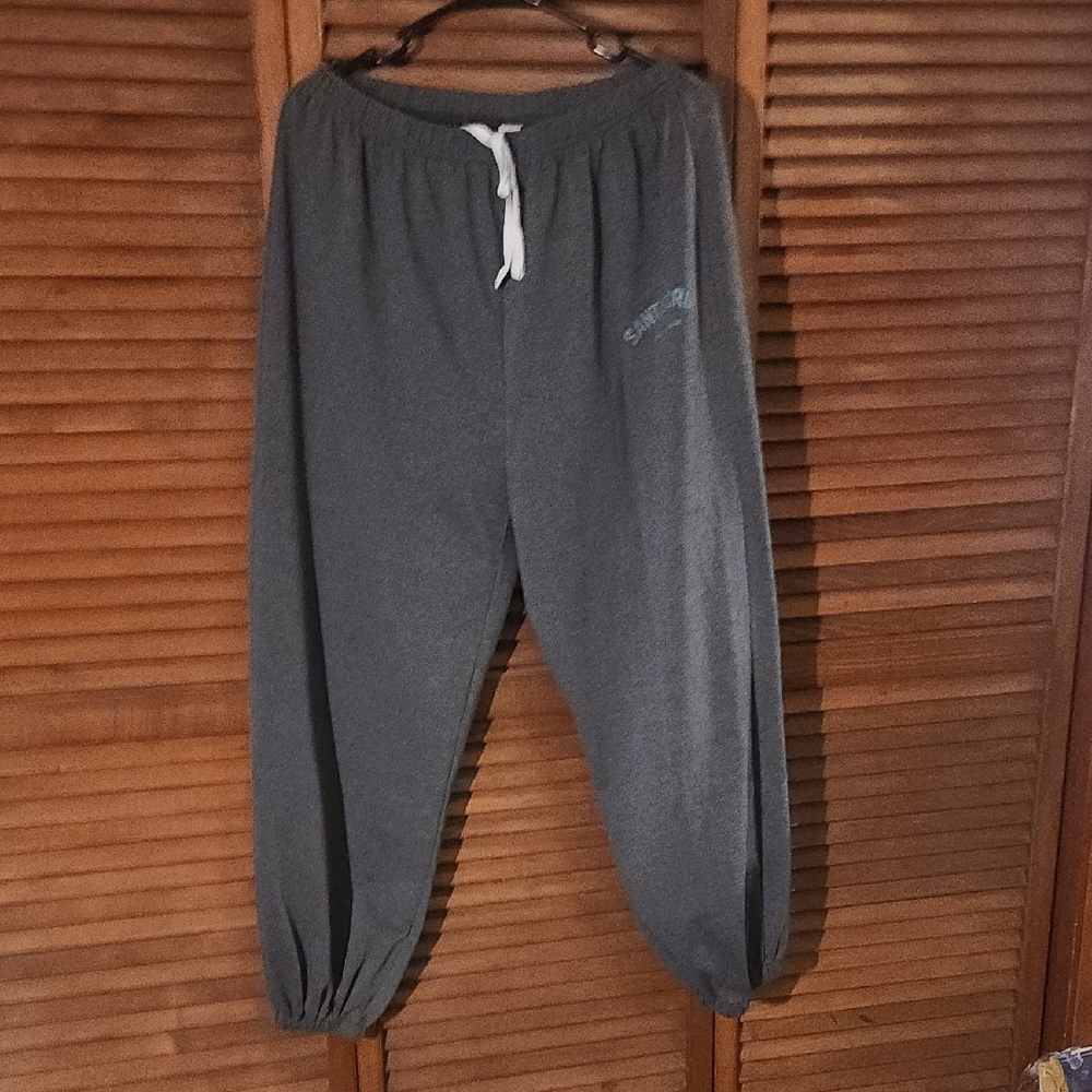 ROMWE Charcoal Joggers with Light Drawstring
